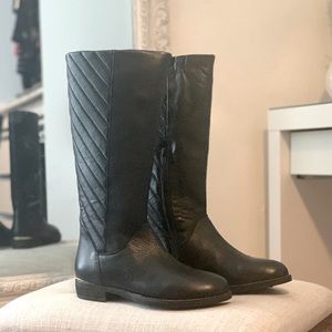Aldo Black Leather boots Women’s NWT